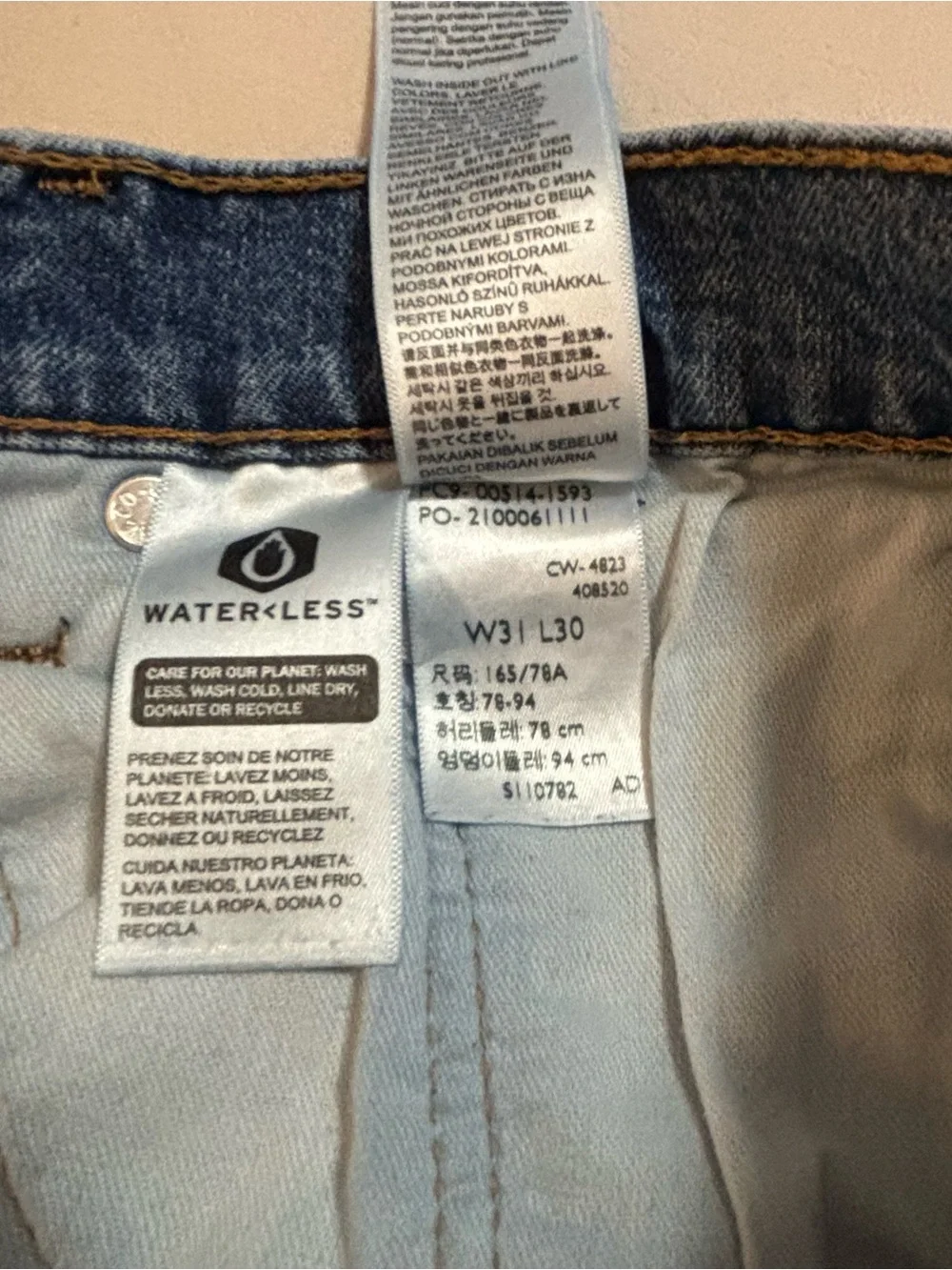 Levi’s 514 Jeans Mens W31 L30 Straight Fit Medium Wash Blue Denim
